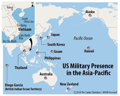 US Military Bases in Asia