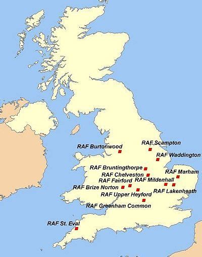 US Military Bases in England