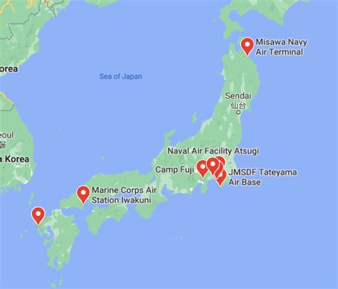 US Military Bases in Japan