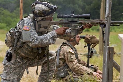 US military sniper team