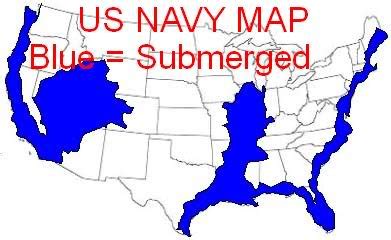 Navigation with US Naval Map