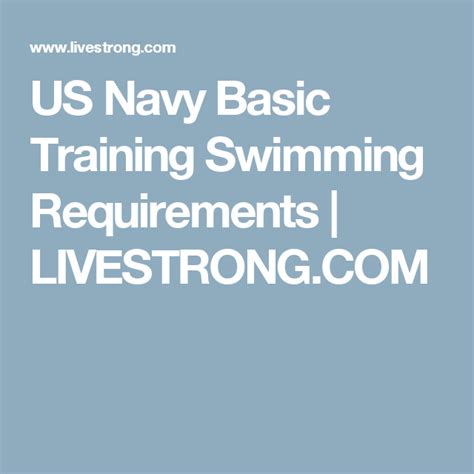 US Navy Basic Training Requirements and Expectations