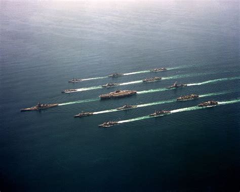 US Navy Battle Group Formation