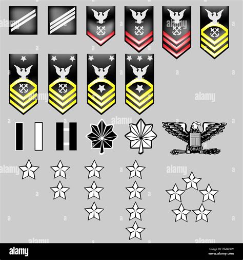 US Navy E-5 Rank Insignia