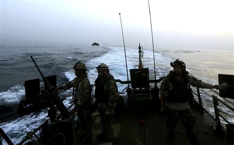 US Navy training exercises in the Middle East