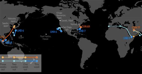 US Navy Ship Tracking Methods