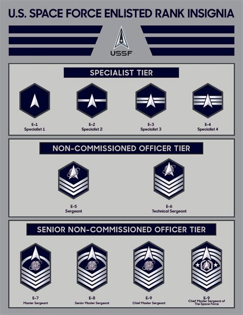 US Space Force Uniform Rank Insignia