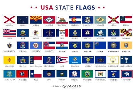 Banderas de los estados de EE. UU.