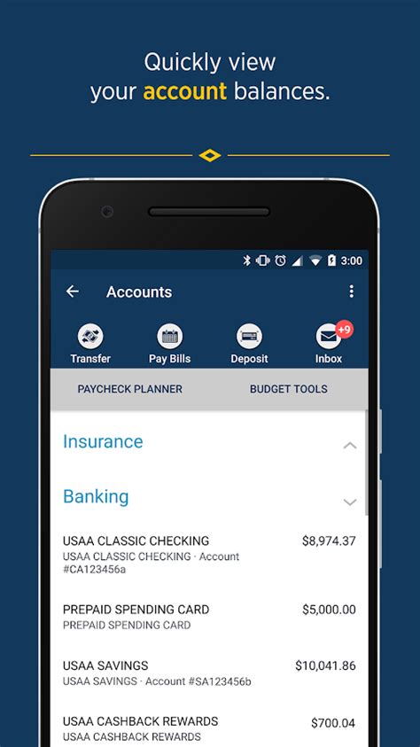 USAA Payment Mobile App