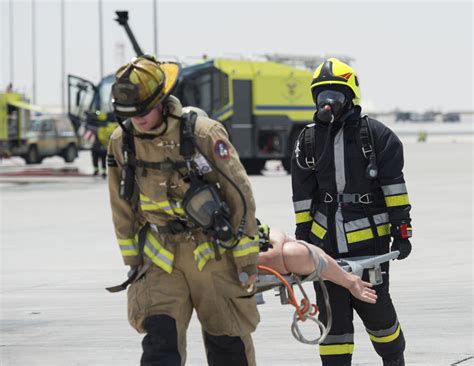 USAF Firefighter Camaraderie