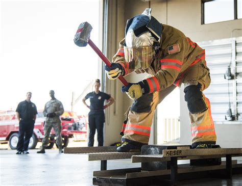 USAF Firefighter Training Exercises