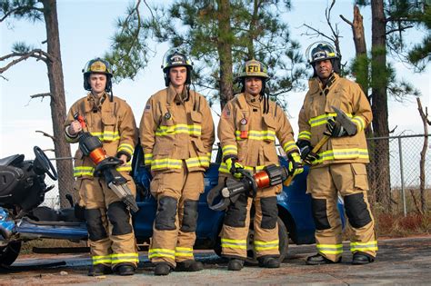 USAF Firefighters in Action