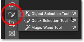 Use select objects tool