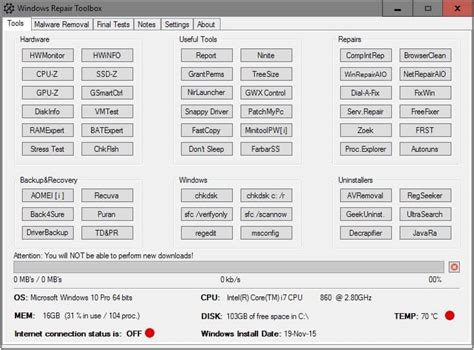 Use a Third-Party Repair Tool