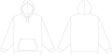 Use Transparent Hoodie Template