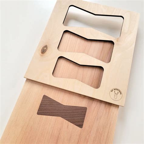 Using Bow Tie Router Template