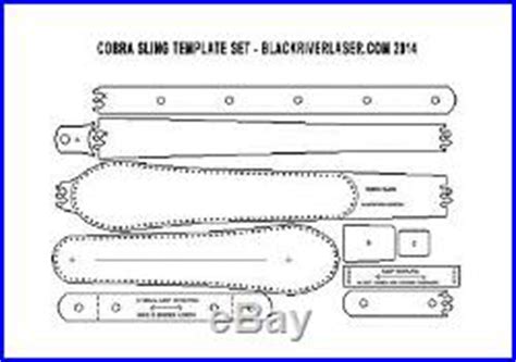 Using CAD software to create a leather rifle sling template