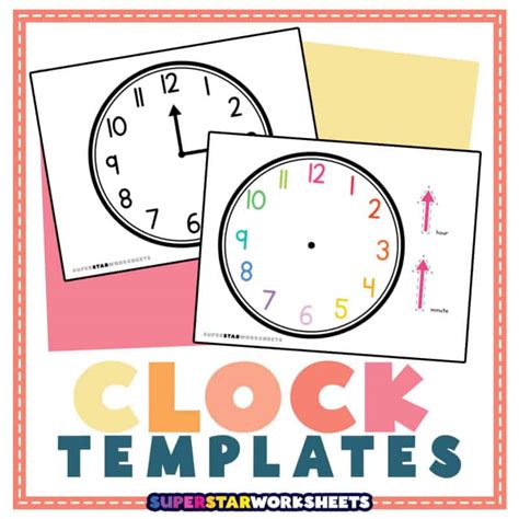 Using clock template printables effectively