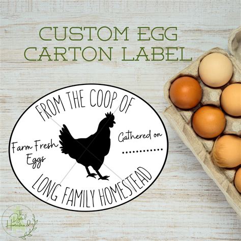 Tips for using egg carton labels effectively