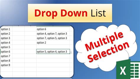 Using Formulas and Functions for Multiple Dropdown Lists