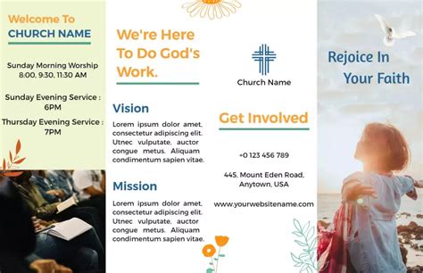 Using Free Religious Brochure Template Effectively