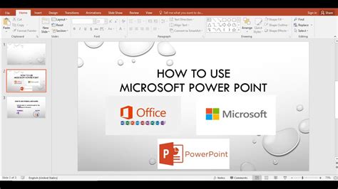 Using Microsoft PowerPoint