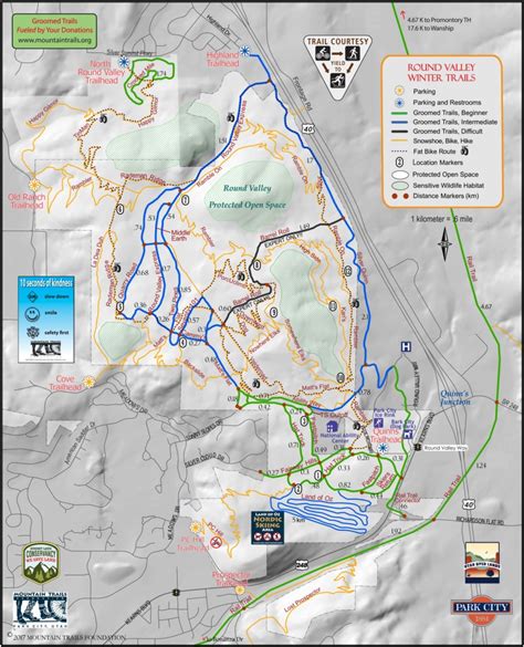 Using Printable Trail Maps