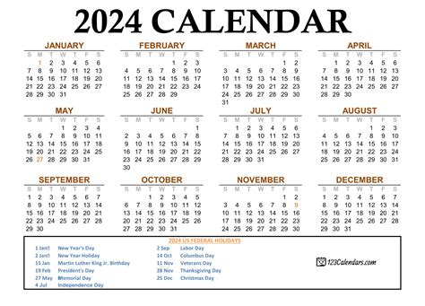 Tips for Using Your Free 2024 Calendar with Holidays