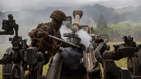 USMC artillery support