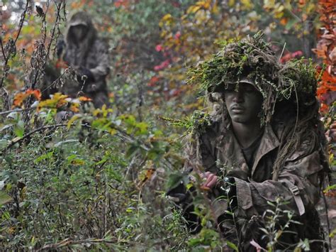 USMC Force Recon Sniper in Camouflage