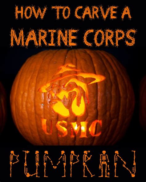 USMC Pumpkin Carving Ideas Free