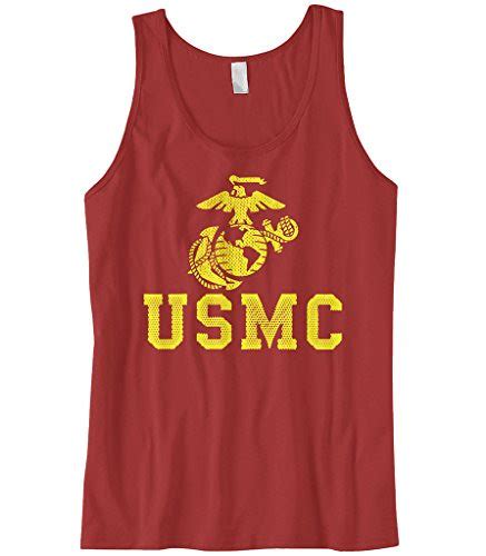 USMC tank top with eagle, globe, and anchor emblem