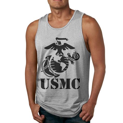 USMC tank top with patriotic accessories