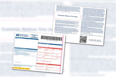 USPS Express Shipping Label Template