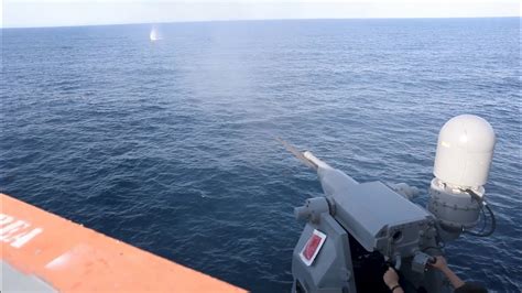 USS Abraham Lincoln Gunnery Exercise