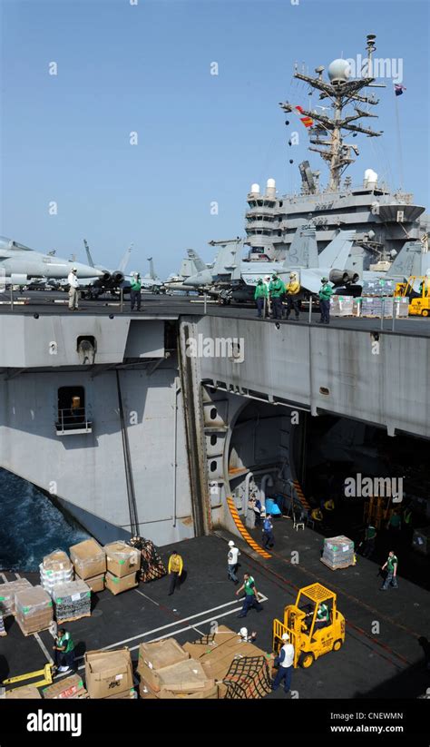 USS Abraham Lincoln hangar