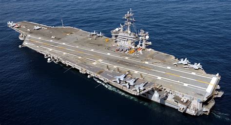 USS Aircraft Carrier 70 at Sea