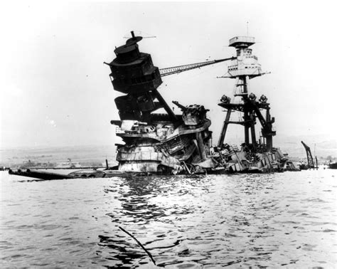 USS Arizona wreckage