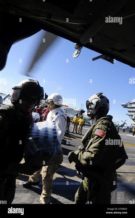 USS Carl Vinson (CVN-70) providing humanitarian assistance