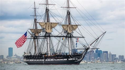 USS Constitution underway