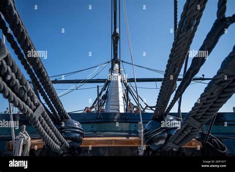 USS Constitution's bowsprit