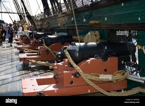 USS Constitution's cannons