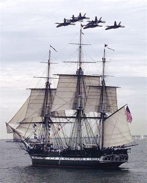 USS Constitution under sail