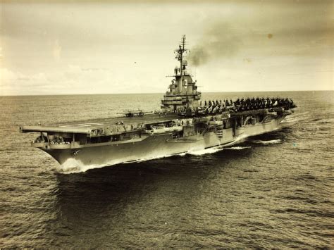 USS Essex, the lead ship of the Essex-class aircraft carriers