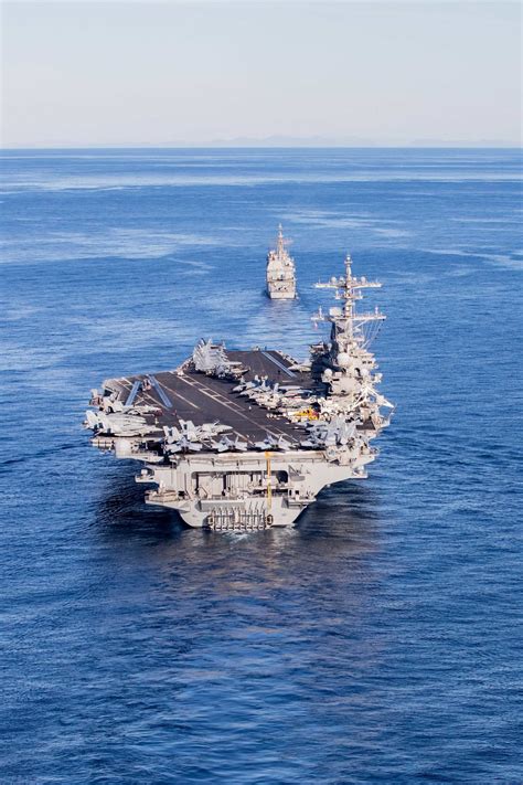 Aircraft operations on the USS George H.W. Bush