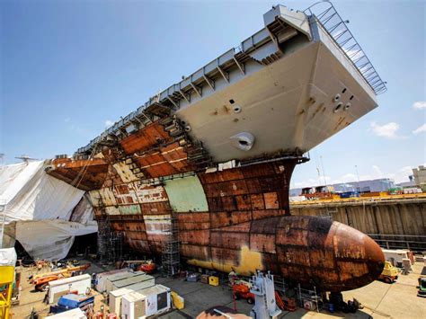 USS Gerald Ford Construction Process