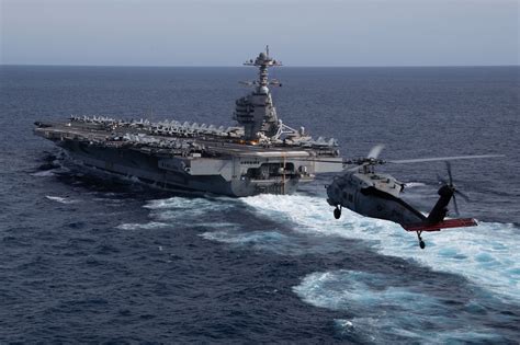 USS Gerald R. Ford helicopter