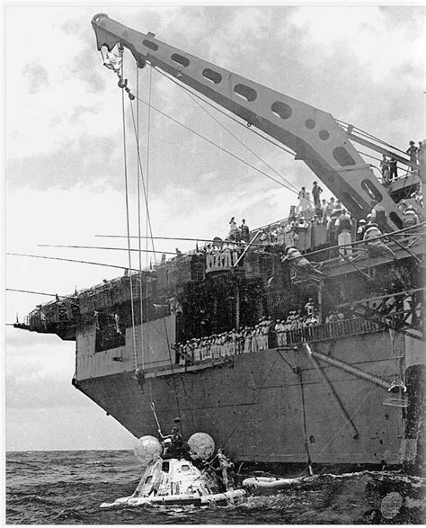 USS Hornet CV-12 ship recovery