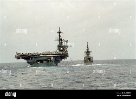 USS Independence Refueling at Sea