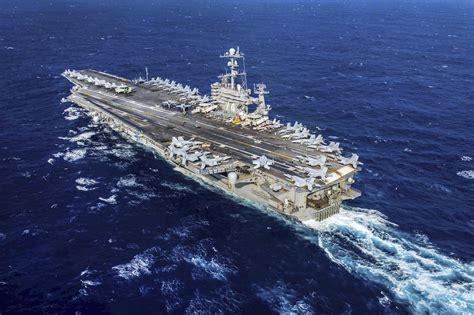 USS John C. Stennis at sea